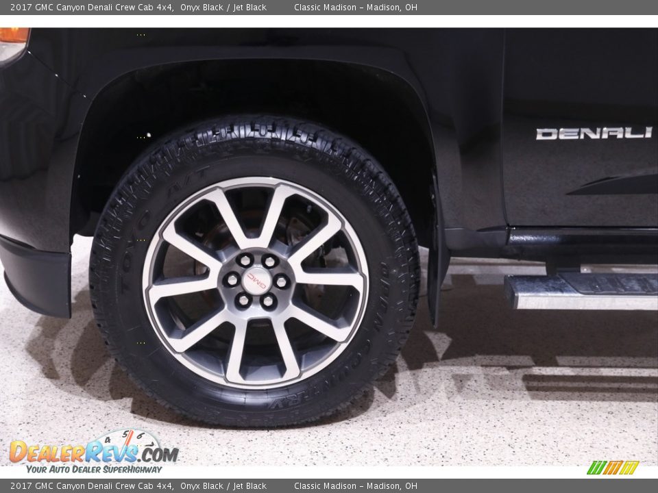 2017 GMC Canyon Denali Crew Cab 4x4 Onyx Black / Jet Black Photo #20