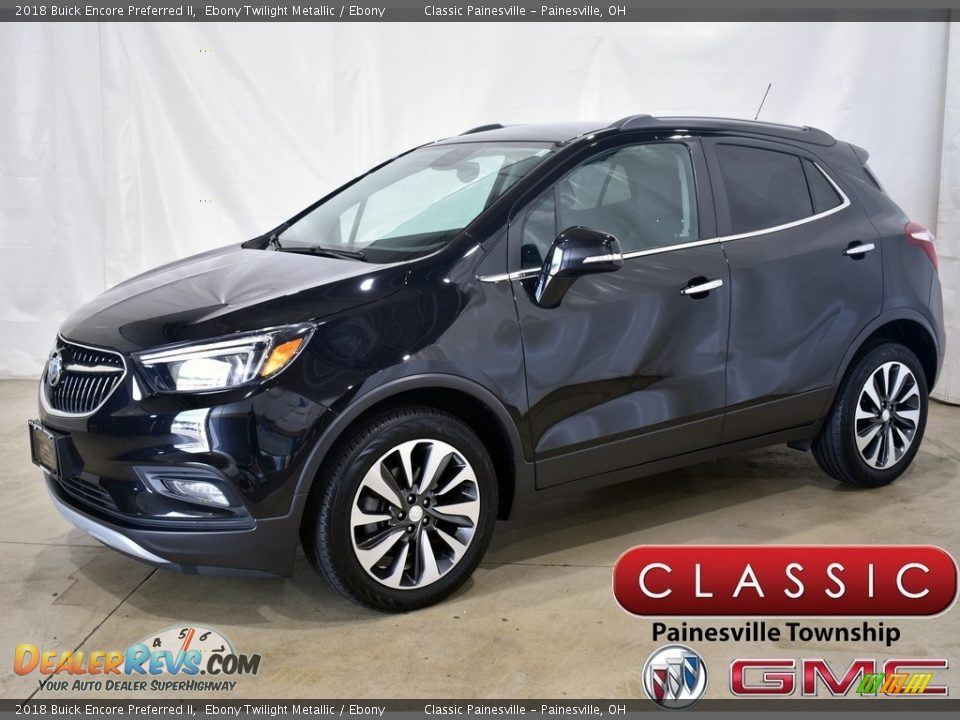 2018 Buick Encore Preferred II Ebony Twilight Metallic / Ebony Photo #1