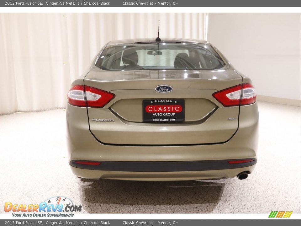 2013 Ford Fusion SE Ginger Ale Metallic / Charcoal Black Photo #15