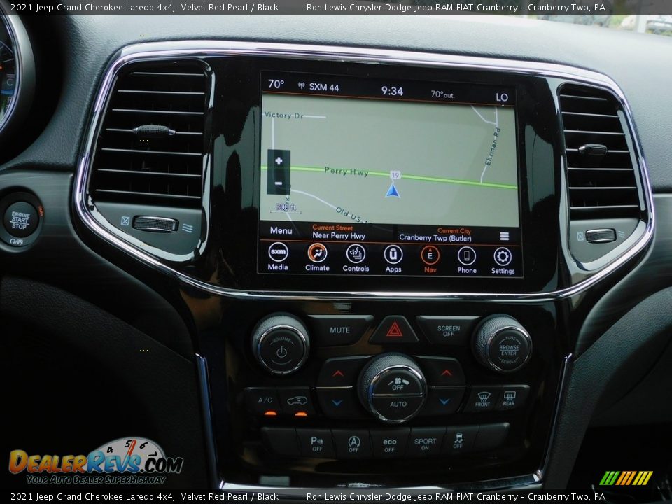 2021 Jeep Grand Cherokee Laredo 4x4 Velvet Red Pearl / Black Photo #16