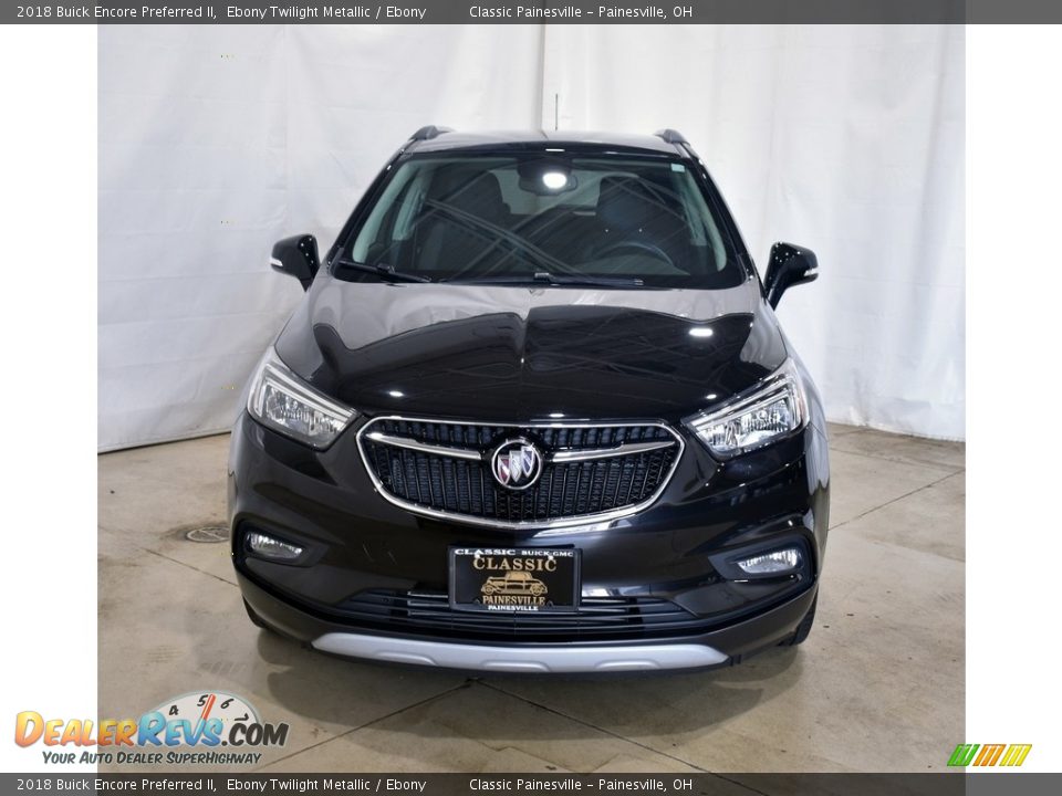 2018 Buick Encore Preferred II Ebony Twilight Metallic / Ebony Photo #4