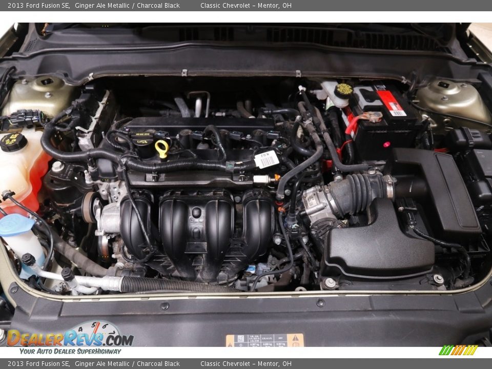 2013 Ford Fusion SE Ginger Ale Metallic / Charcoal Black Photo #16