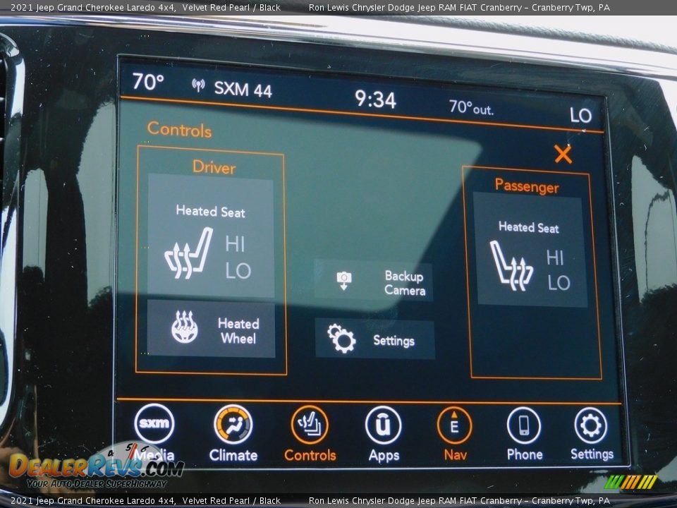 2021 Jeep Grand Cherokee Laredo 4x4 Velvet Red Pearl / Black Photo #18