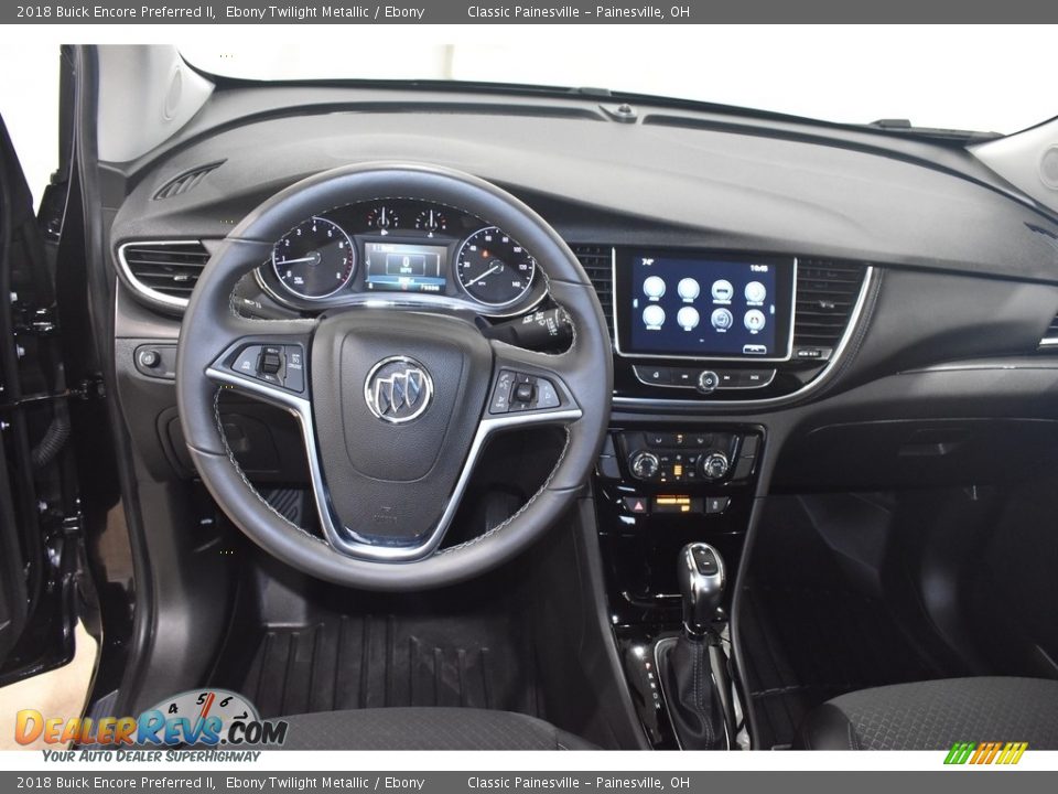 2018 Buick Encore Preferred II Ebony Twilight Metallic / Ebony Photo #12