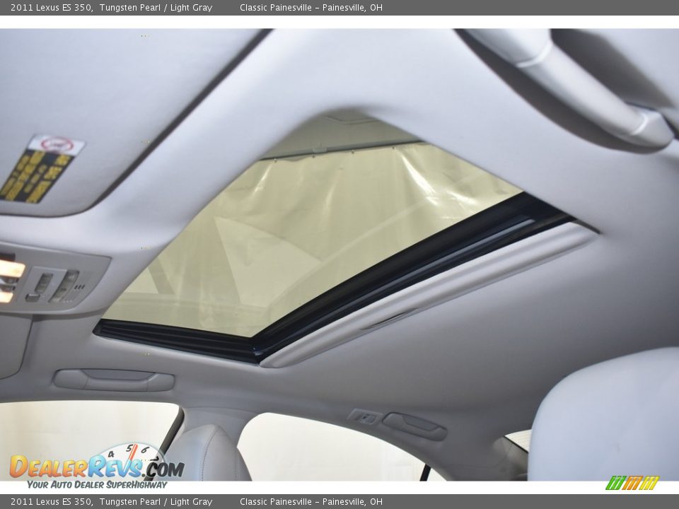 2011 Lexus ES 350 Tungsten Pearl / Light Gray Photo #7