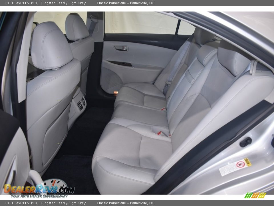 2011 Lexus ES 350 Tungsten Pearl / Light Gray Photo #9