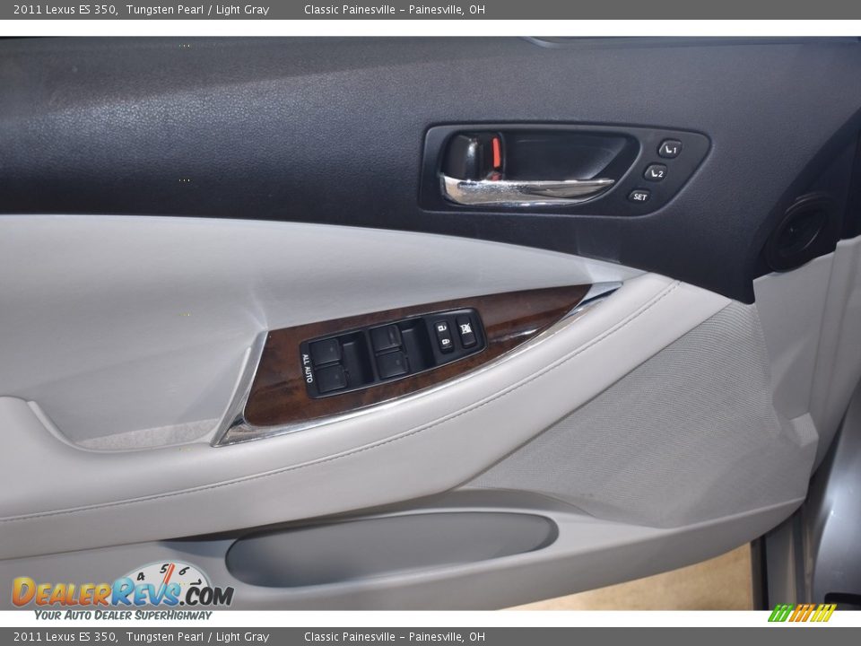 2011 Lexus ES 350 Tungsten Pearl / Light Gray Photo #10