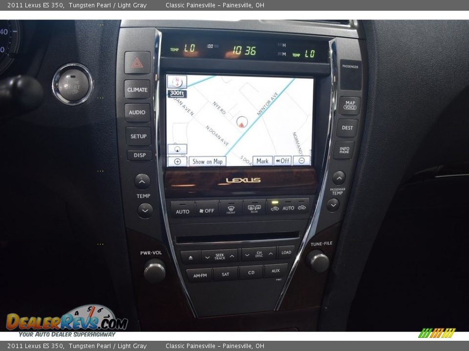 2011 Lexus ES 350 Tungsten Pearl / Light Gray Photo #12