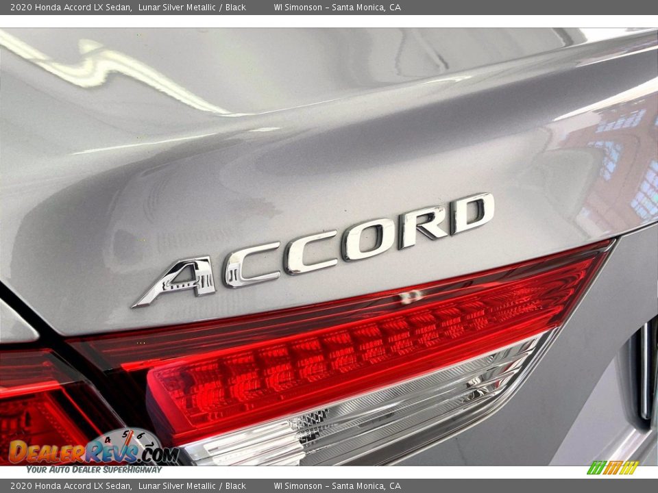 2020 Honda Accord LX Sedan Lunar Silver Metallic / Black Photo #30