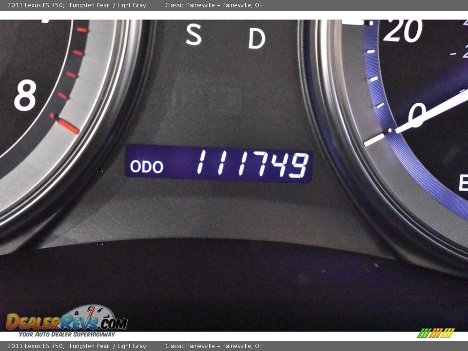 2011 Lexus ES 350 Tungsten Pearl / Light Gray Photo #15
