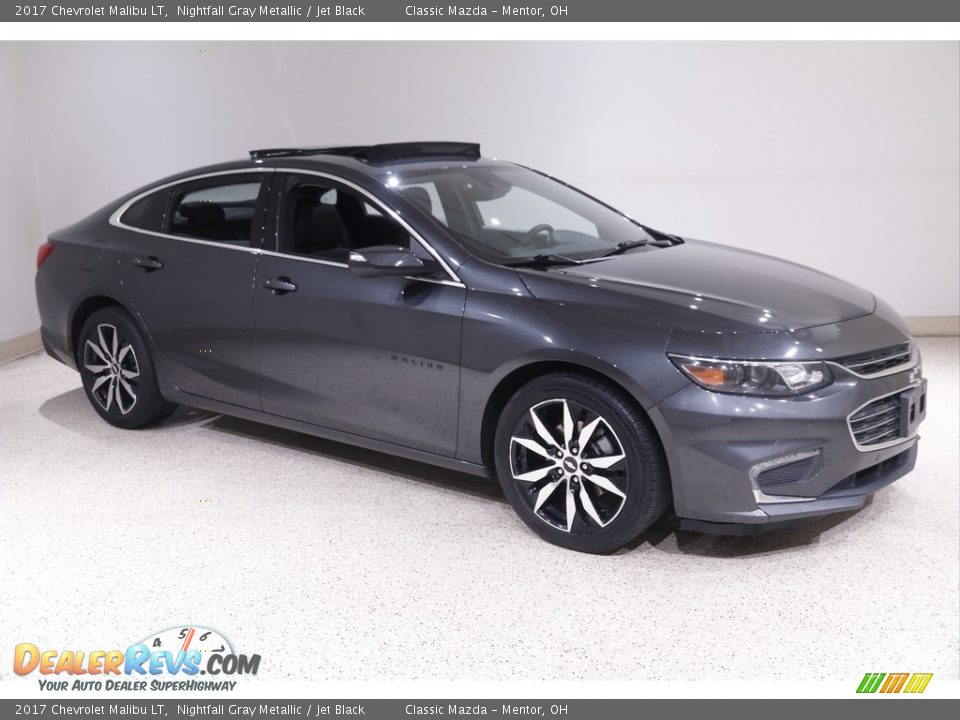 2017 Chevrolet Malibu LT Nightfall Gray Metallic / Jet Black Photo #1