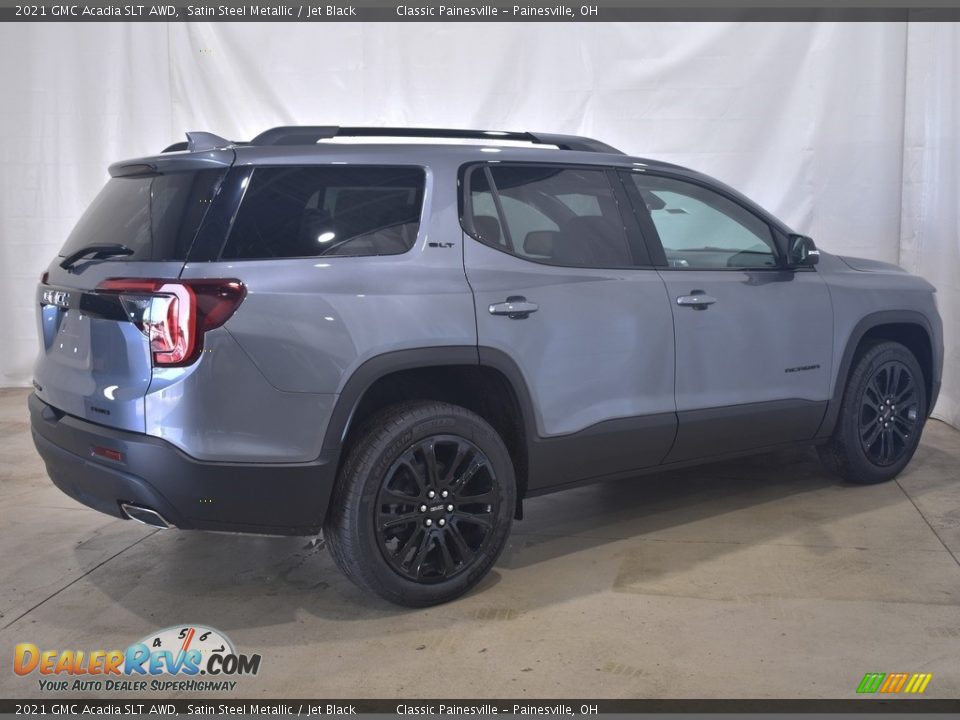 2021 GMC Acadia SLT AWD Satin Steel Metallic / Jet Black Photo #2