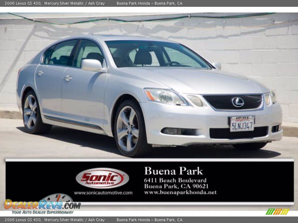 2006 Lexus GS 430 Mercury Silver Metallic / Ash Gray Photo #1