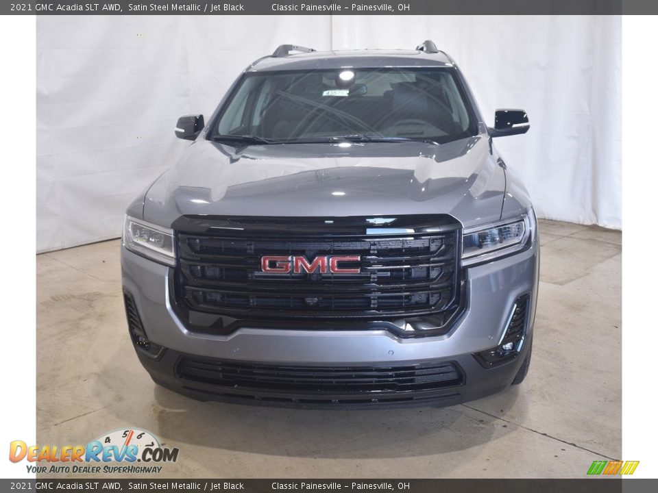 2021 GMC Acadia SLT AWD Satin Steel Metallic / Jet Black Photo #4