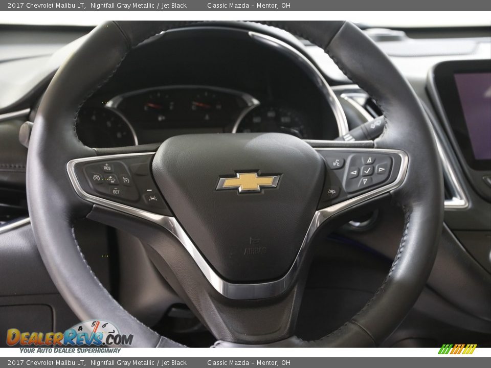 2017 Chevrolet Malibu LT Nightfall Gray Metallic / Jet Black Photo #7