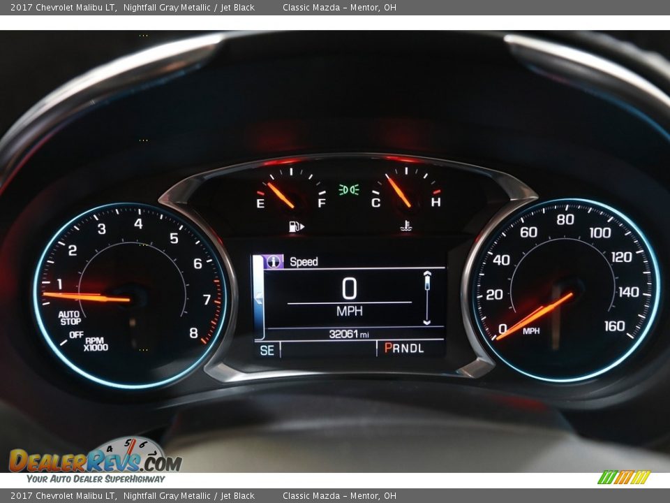 2017 Chevrolet Malibu LT Nightfall Gray Metallic / Jet Black Photo #8