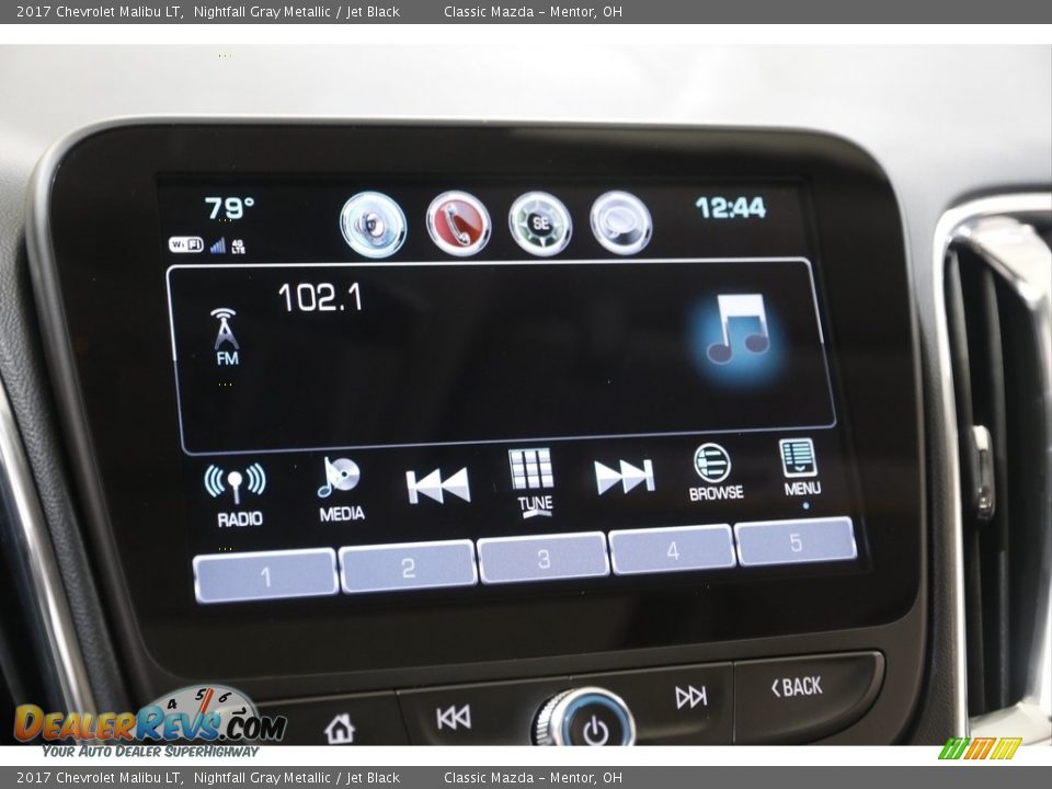 2017 Chevrolet Malibu LT Nightfall Gray Metallic / Jet Black Photo #10