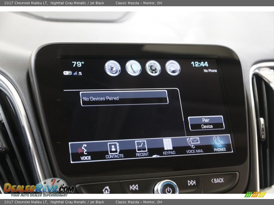 2017 Chevrolet Malibu LT Nightfall Gray Metallic / Jet Black Photo #11