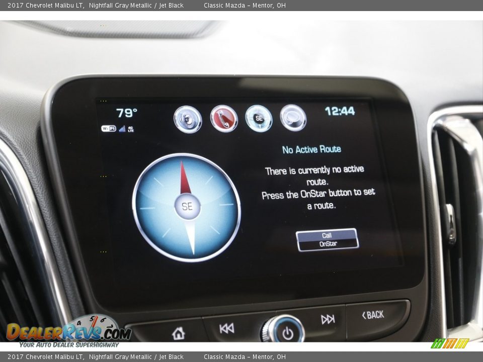 2017 Chevrolet Malibu LT Nightfall Gray Metallic / Jet Black Photo #12