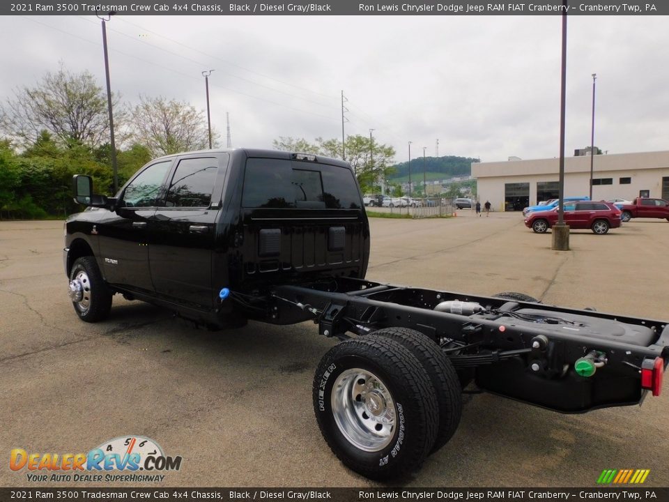 2021 Ram 3500 Tradesman Crew Cab 4x4 Chassis Black / Diesel Gray/Black Photo #7