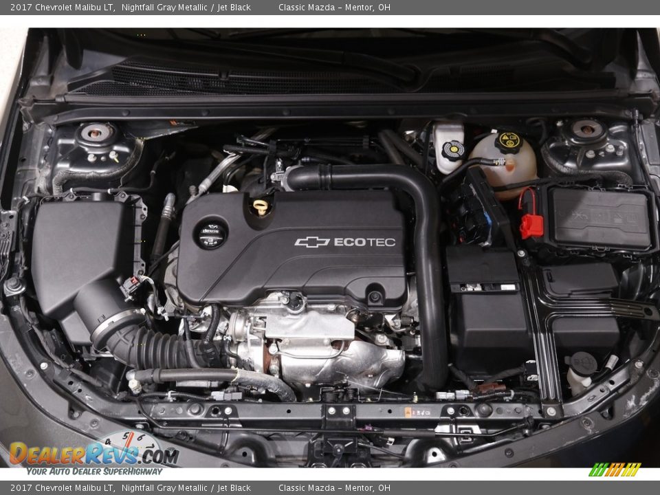 2017 Chevrolet Malibu LT Nightfall Gray Metallic / Jet Black Photo #18