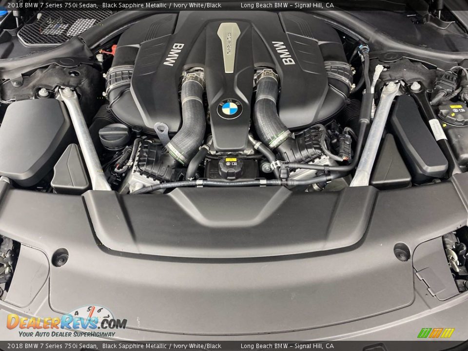 2018 BMW 7 Series 750i Sedan 4.4 Liter TwinPower Turbocharged DOHC 32-Valve VVT V8 Engine Photo #12