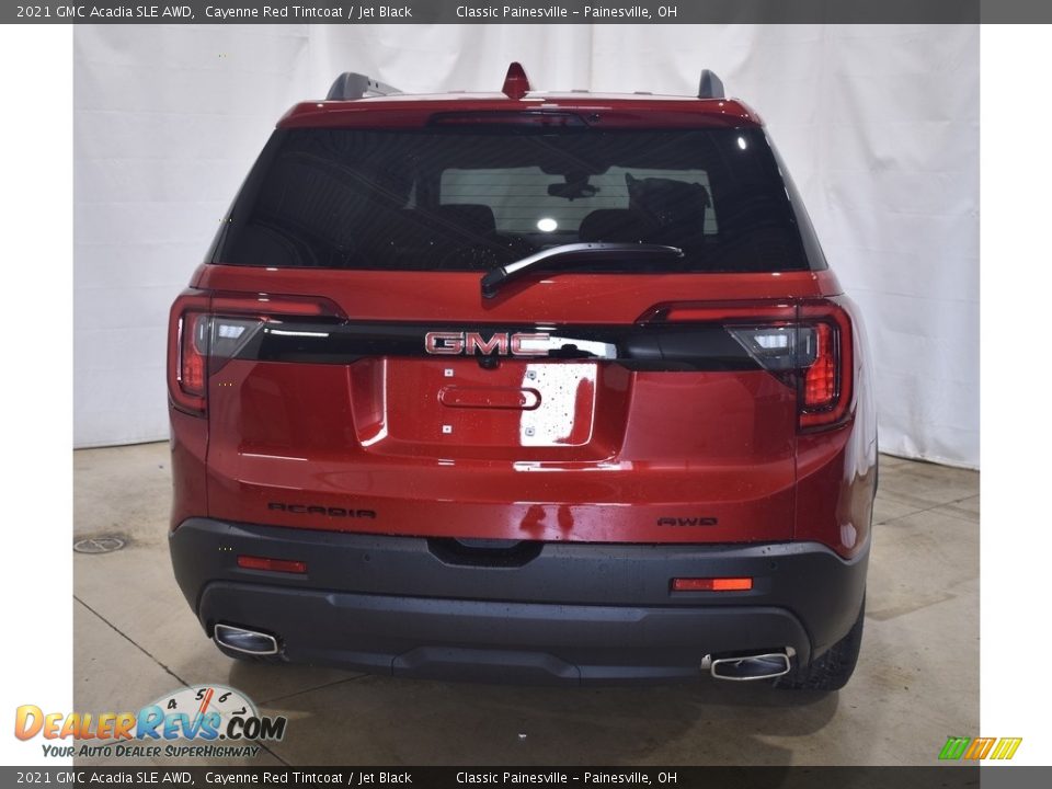 2021 GMC Acadia SLE AWD Cayenne Red Tintcoat / Jet Black Photo #3