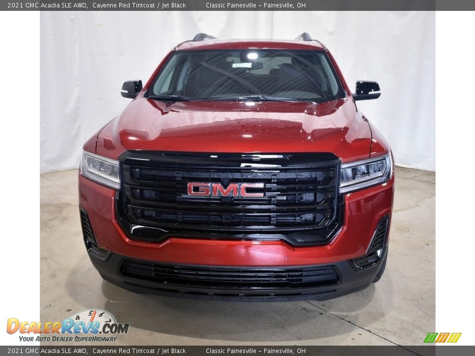 2021 GMC Acadia SLE AWD Cayenne Red Tintcoat / Jet Black Photo #4