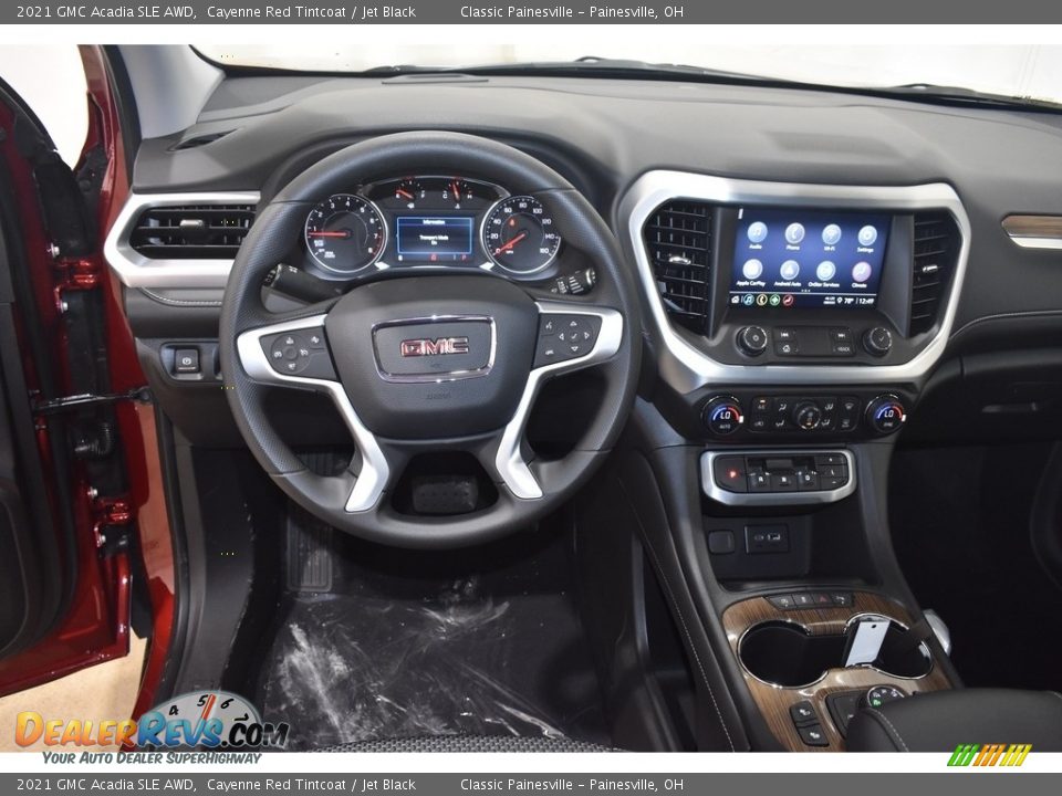 2021 GMC Acadia SLE AWD Cayenne Red Tintcoat / Jet Black Photo #10