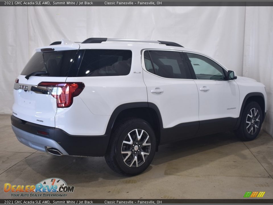 2021 GMC Acadia SLE AWD Summit White / Jet Black Photo #2