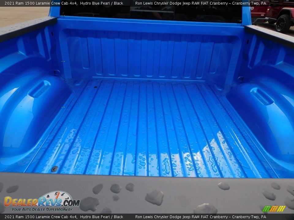 2021 Ram 1500 Laramie Crew Cab 4x4 Hydro Blue Pearl / Black Photo #7