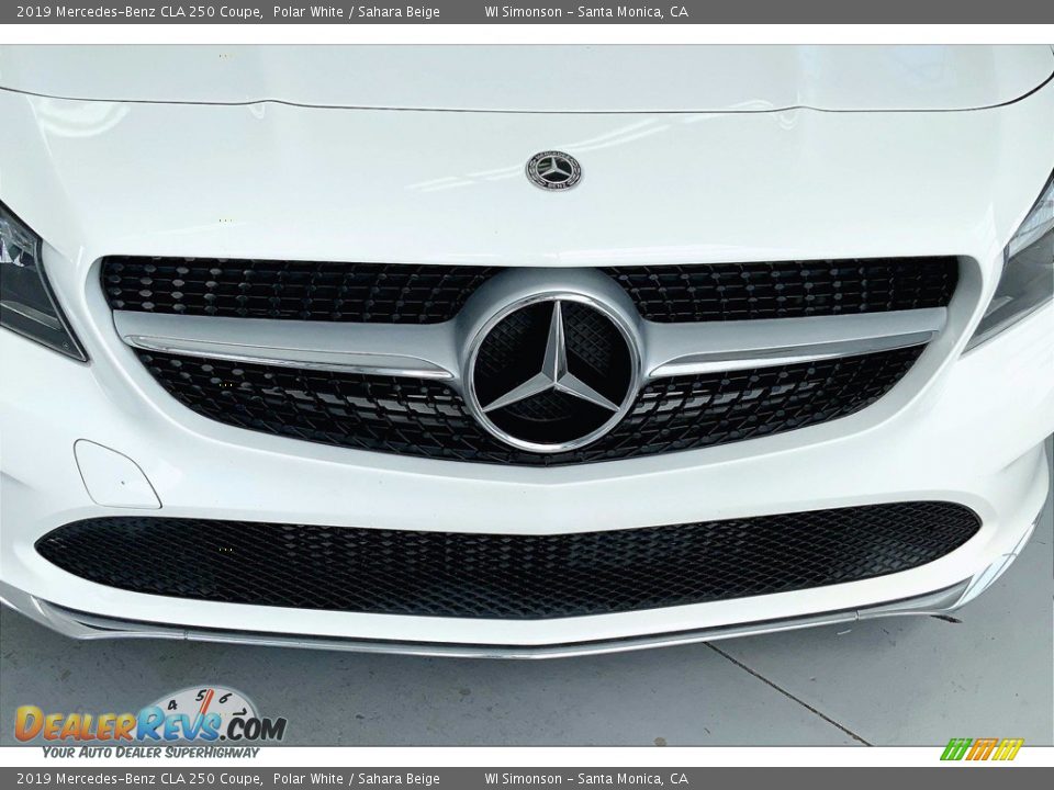 2019 Mercedes-Benz CLA 250 Coupe Polar White / Sahara Beige Photo #30