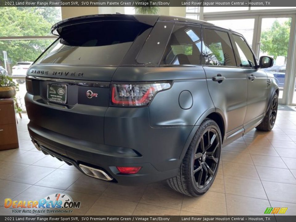 2021 Land Rover Range Rover Sport SVR SVO Premium Palette Green / Vintage Tan/Ebony Photo #2