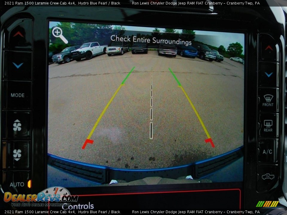 2021 Ram 1500 Laramie Crew Cab 4x4 Hydro Blue Pearl / Black Photo #18