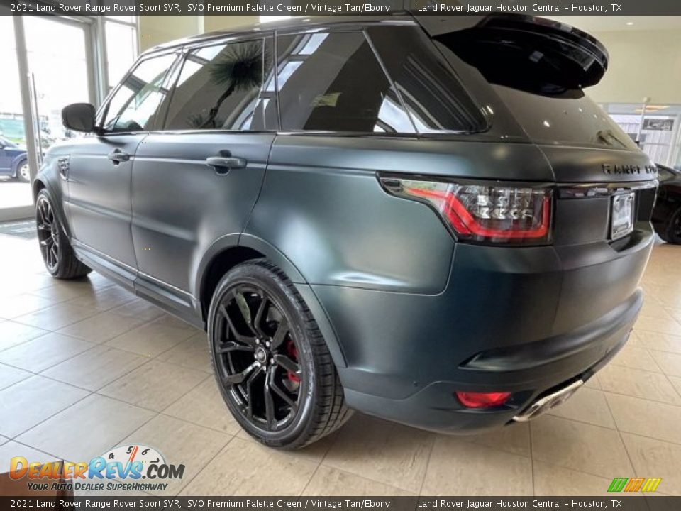 2021 Land Rover Range Rover Sport SVR SVO Premium Palette Green / Vintage Tan/Ebony Photo #9