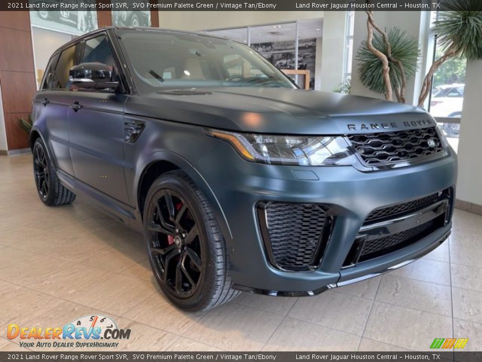 SVO Premium Palette Green 2021 Land Rover Range Rover Sport SVR Photo #11