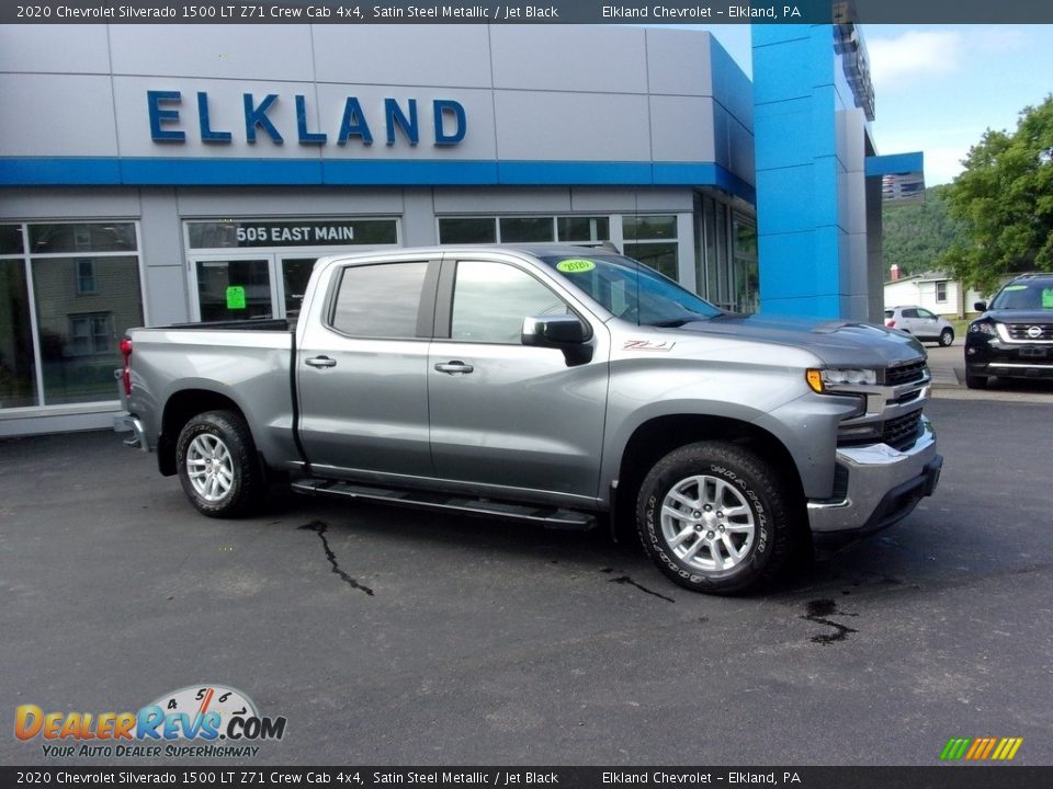 2020 Chevrolet Silverado 1500 LT Z71 Crew Cab 4x4 Satin Steel Metallic / Jet Black Photo #1