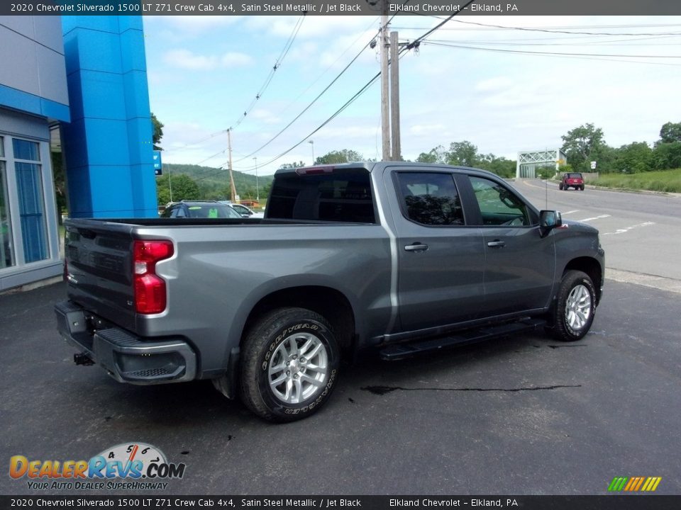 2020 Chevrolet Silverado 1500 LT Z71 Crew Cab 4x4 Satin Steel Metallic / Jet Black Photo #3