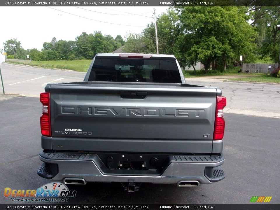 2020 Chevrolet Silverado 1500 LT Z71 Crew Cab 4x4 Satin Steel Metallic / Jet Black Photo #4