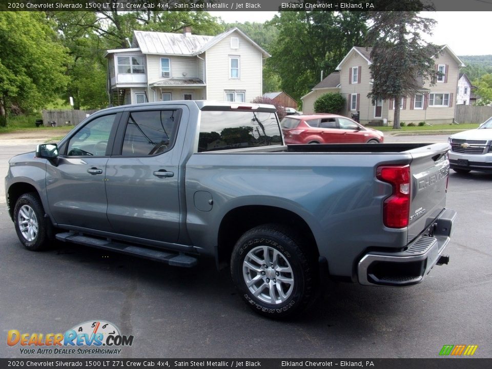 2020 Chevrolet Silverado 1500 LT Z71 Crew Cab 4x4 Satin Steel Metallic / Jet Black Photo #5