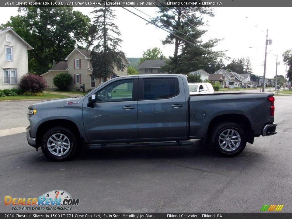 2020 Chevrolet Silverado 1500 LT Z71 Crew Cab 4x4 Satin Steel Metallic / Jet Black Photo #6