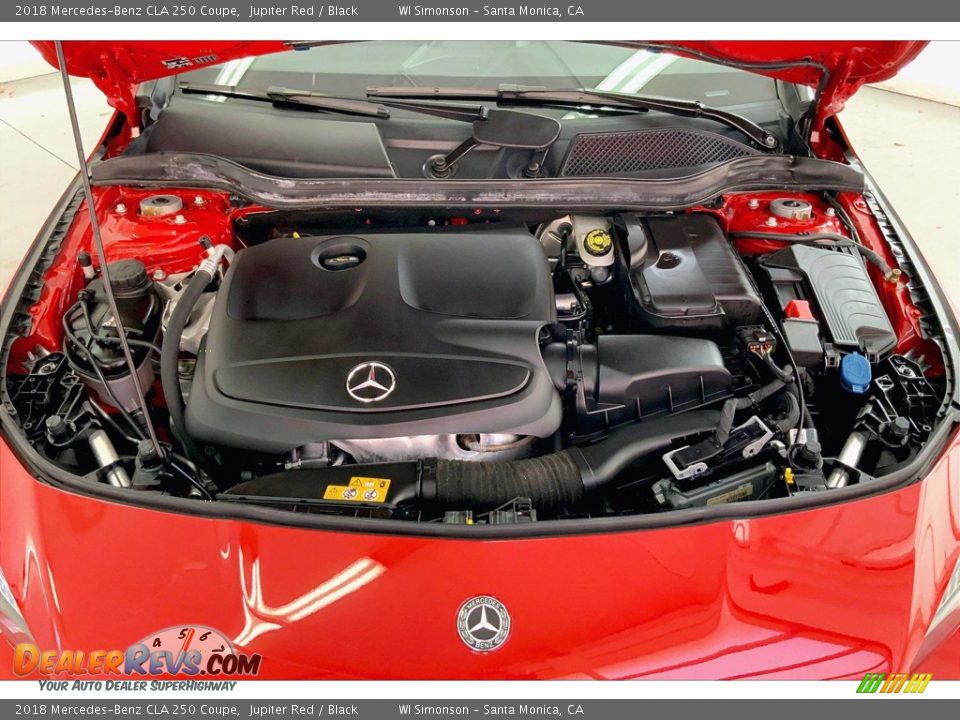 2018 Mercedes-Benz CLA 250 Coupe Jupiter Red / Black Photo #9
