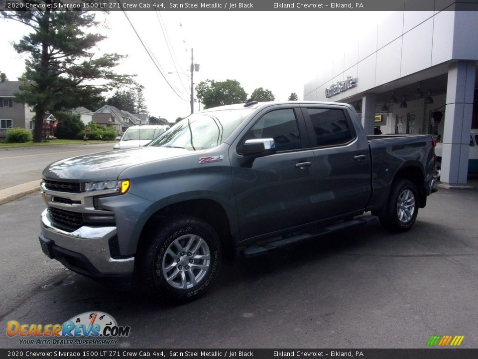 2020 Chevrolet Silverado 1500 LT Z71 Crew Cab 4x4 Satin Steel Metallic / Jet Black Photo #7