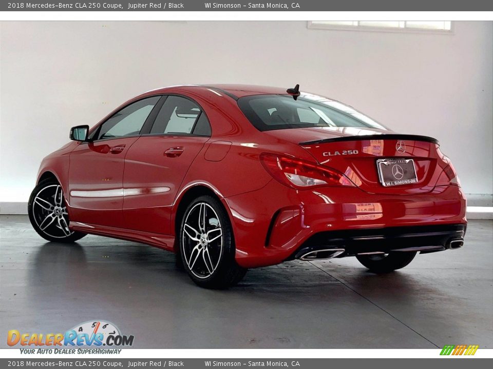 2018 Mercedes-Benz CLA 250 Coupe Jupiter Red / Black Photo #10