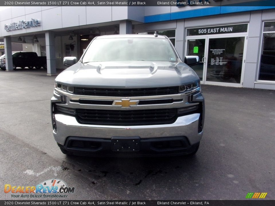 2020 Chevrolet Silverado 1500 LT Z71 Crew Cab 4x4 Satin Steel Metallic / Jet Black Photo #8