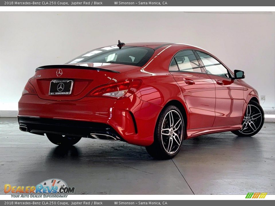 2018 Mercedes-Benz CLA 250 Coupe Jupiter Red / Black Photo #13