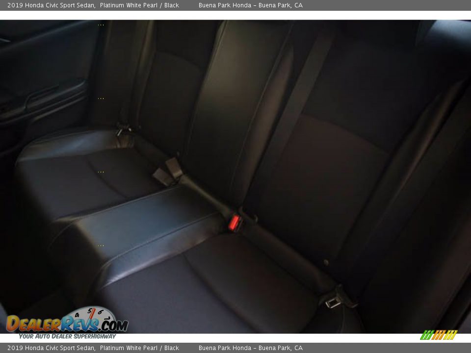 2019 Honda Civic Sport Sedan Platinum White Pearl / Black Photo #18