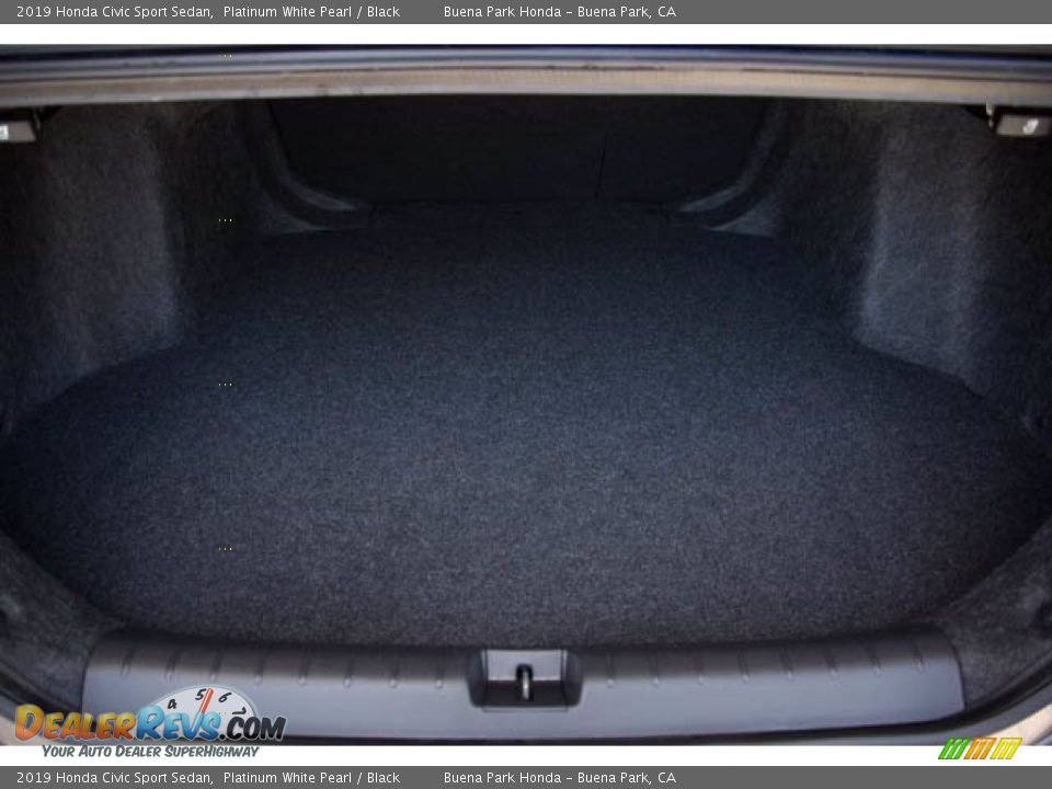 2019 Honda Civic Sport Sedan Platinum White Pearl / Black Photo #19