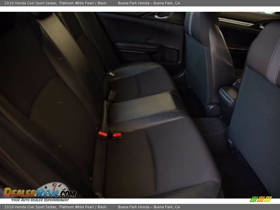 2019 Honda Civic Sport Sedan Platinum White Pearl / Black Photo #20
