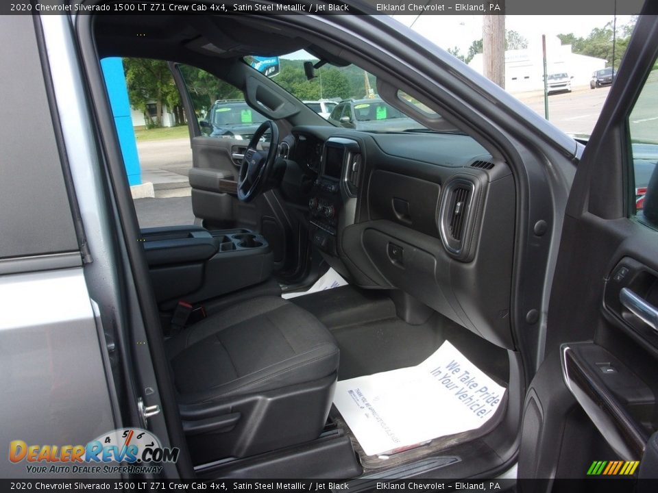 2020 Chevrolet Silverado 1500 LT Z71 Crew Cab 4x4 Satin Steel Metallic / Jet Black Photo #18
